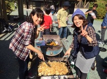 あじさい薬局鴨部店による焼きそば　美味しくできました！