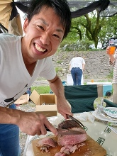 毎年恒例となったローストビーフ